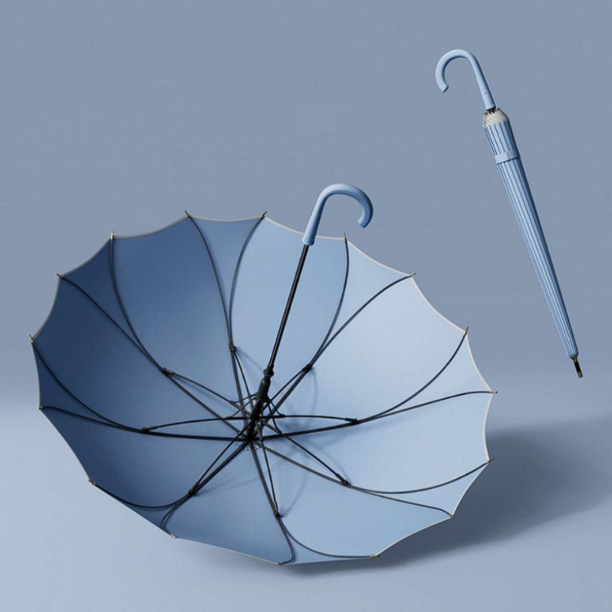 What is a one-piece umbrella?