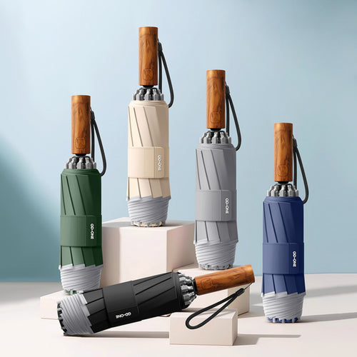 Custom Logo 3-Fold Promotional Umbrella | OEM Wholesale Bulk | FENGZHU