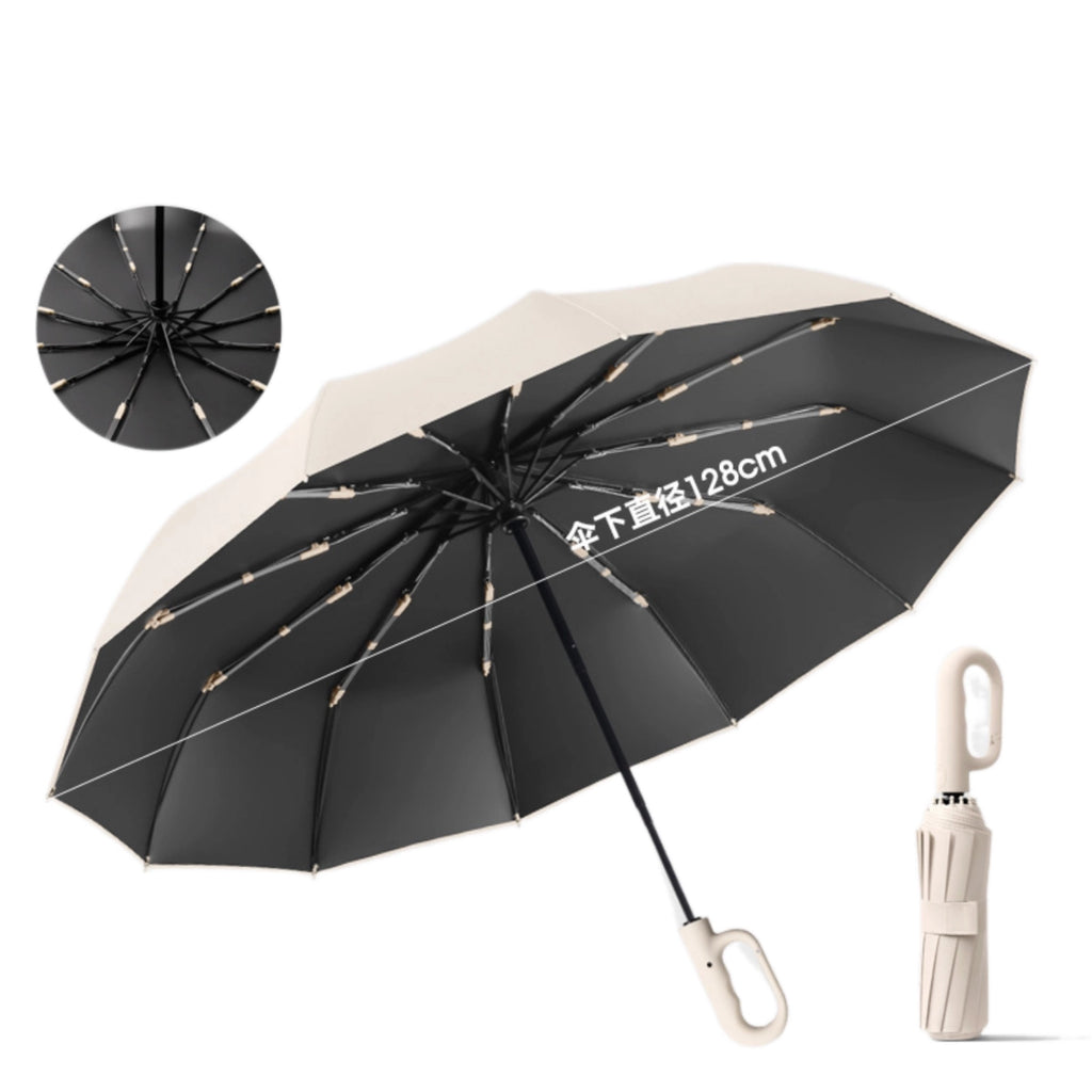Umbrella with Ring Loop Handle | Windproof & Portable