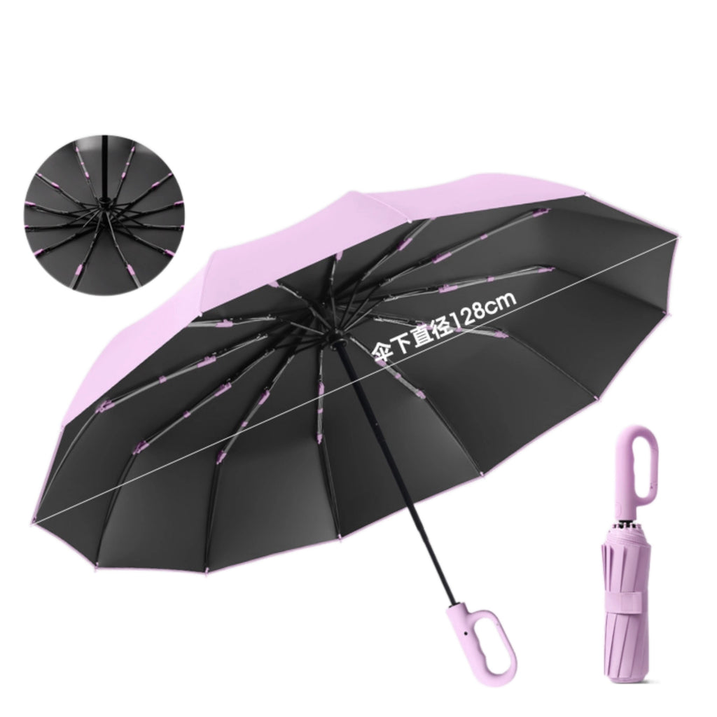 Umbrella with Ring Loop Handle | Windproof & Portable