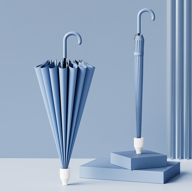 Waterproof Sleeve Stick Umbrella | Wet-Proof, Windproof, Custom Logo Available