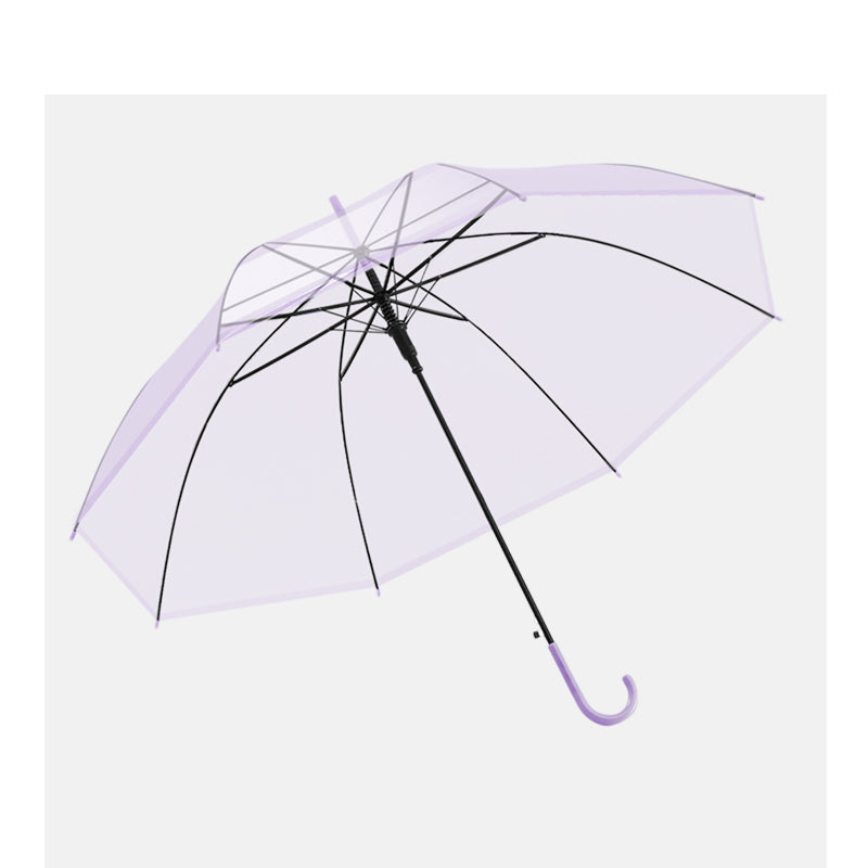 Custom Transparent Straight Umbrella for Wholesale