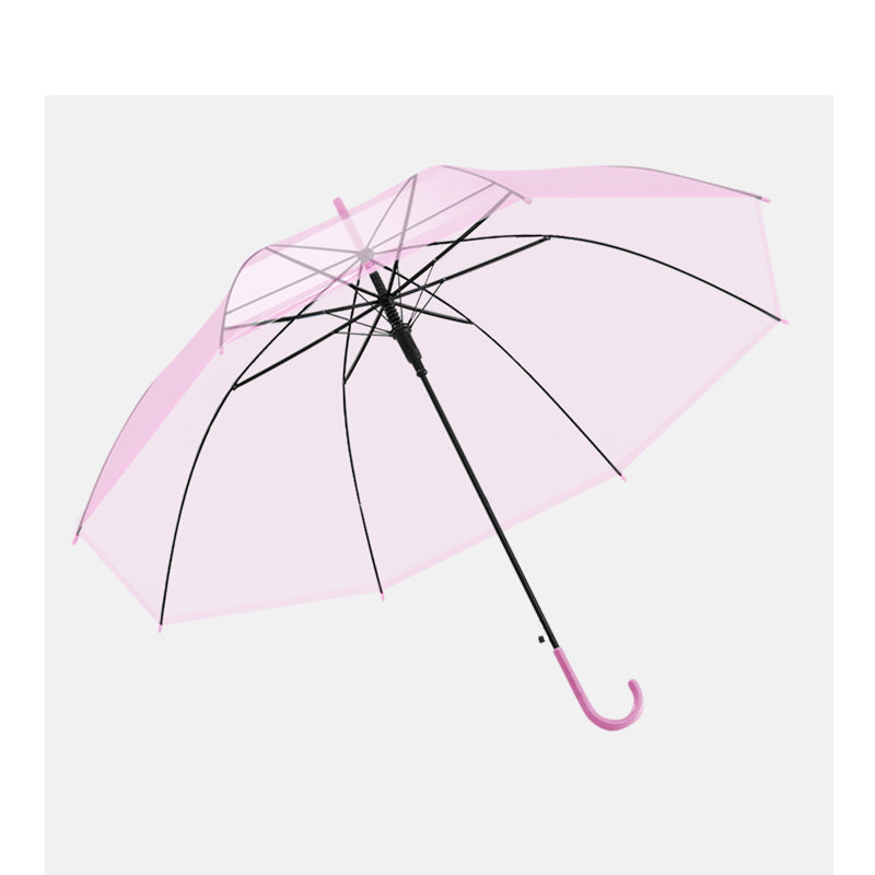Custom Transparent Straight Umbrella for Wholesale