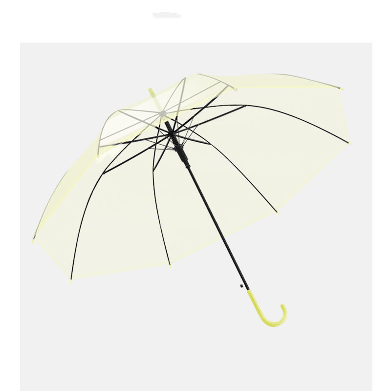 Custom Transparent Straight Umbrella for Wholesale