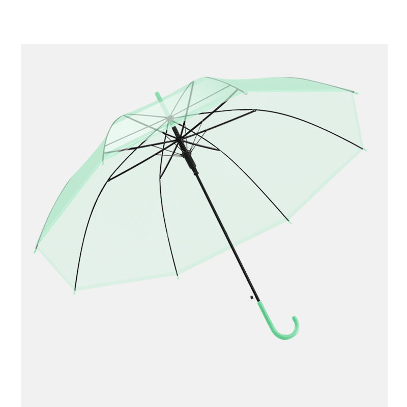 Custom Transparent Straight Umbrella for Wholesale