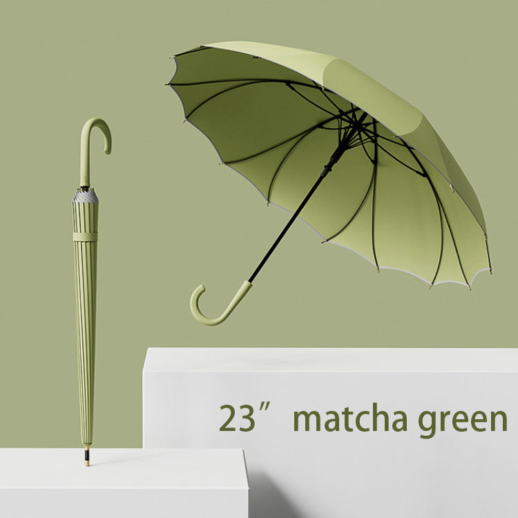 Custom Wholesale Straight Umbrella with One-Piece Canopy, Ideal for Corporate Events & Hotel Gifts