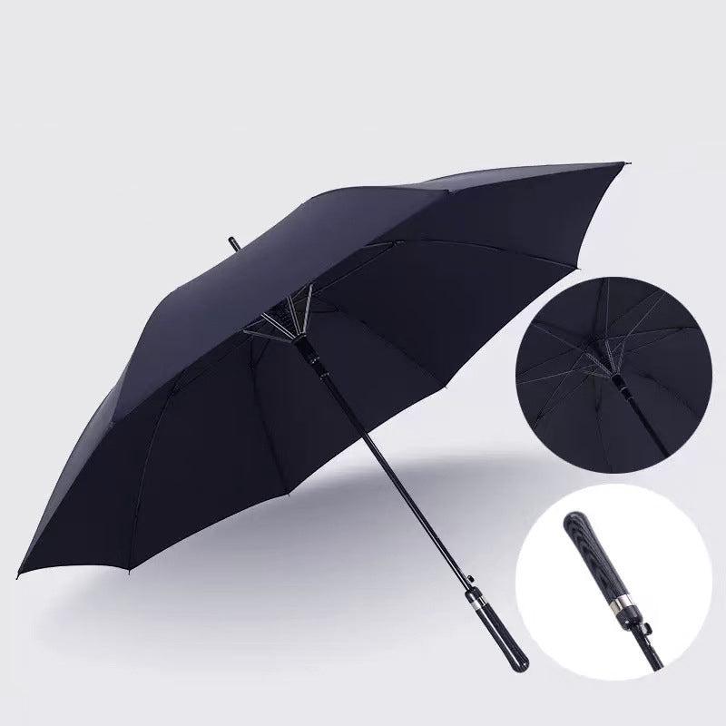 Custom High-Grade Straight Umbrella with Carbon Fiber Ribs, Branded Umbrella for Hotel Gifts & Corporate Events