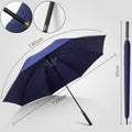 8 Ribs Carbon Fiber Golf Umbrella, 140cm Oversized Stormproof Umbrella with Ultra-Light Windproof Fabric