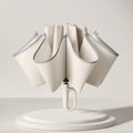 Reverse three-fold automatic umbrella with loop handle
