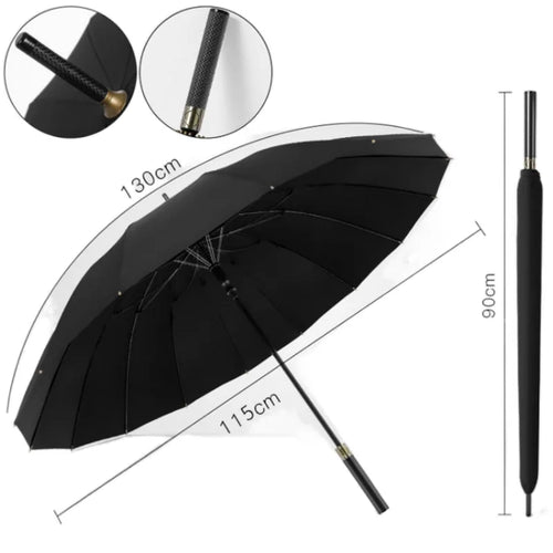 Custom Carbon Fiber Straight Umbrella L20250825