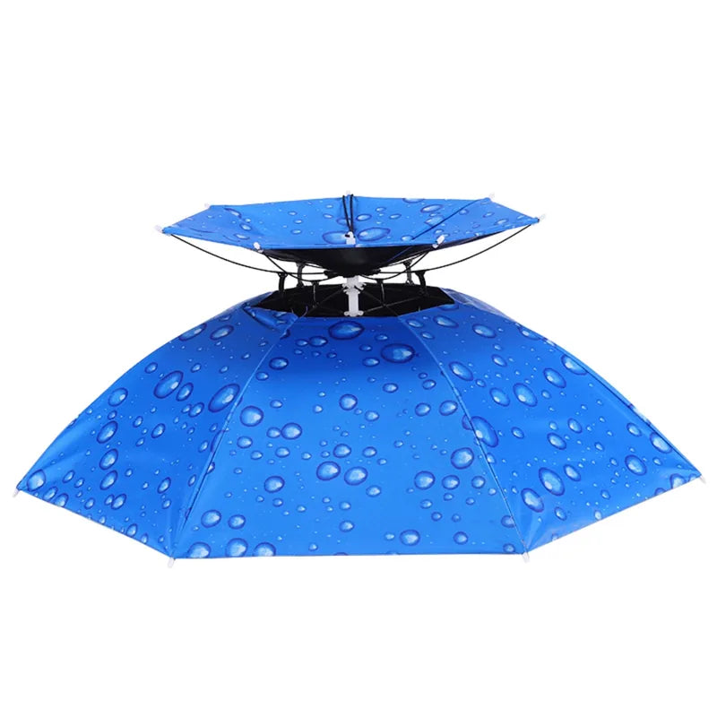 Custom Logo Umbrella Hat Hands-Free UV Protection Waterproof – main product photo | Fengzhu Umbrella