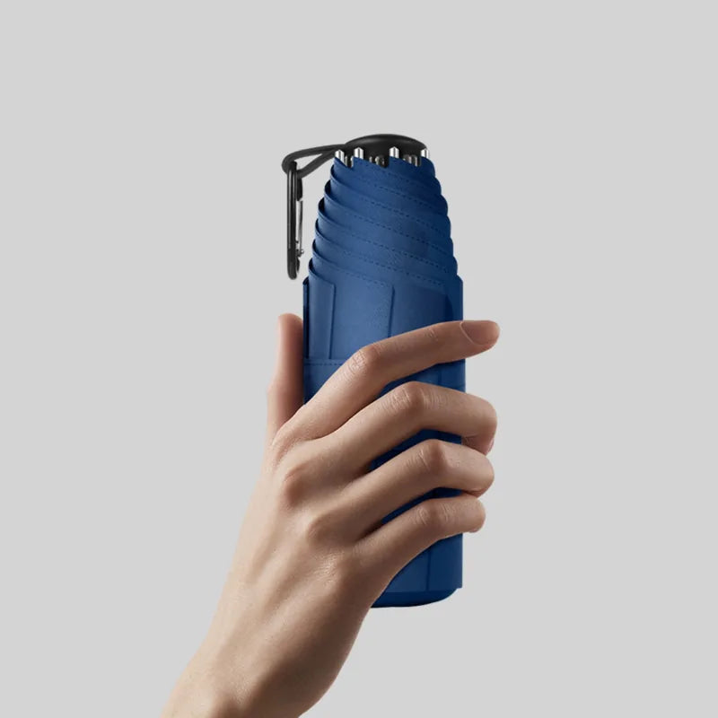 Custom Logo Mini Pocket Umbrella Compact Portable Waterproof – product detail view | Fengzhu Umbrella