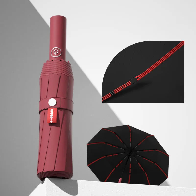 Bulk Custom Umbrellas with Logo – close-up detail | Fengzhu Umbrella