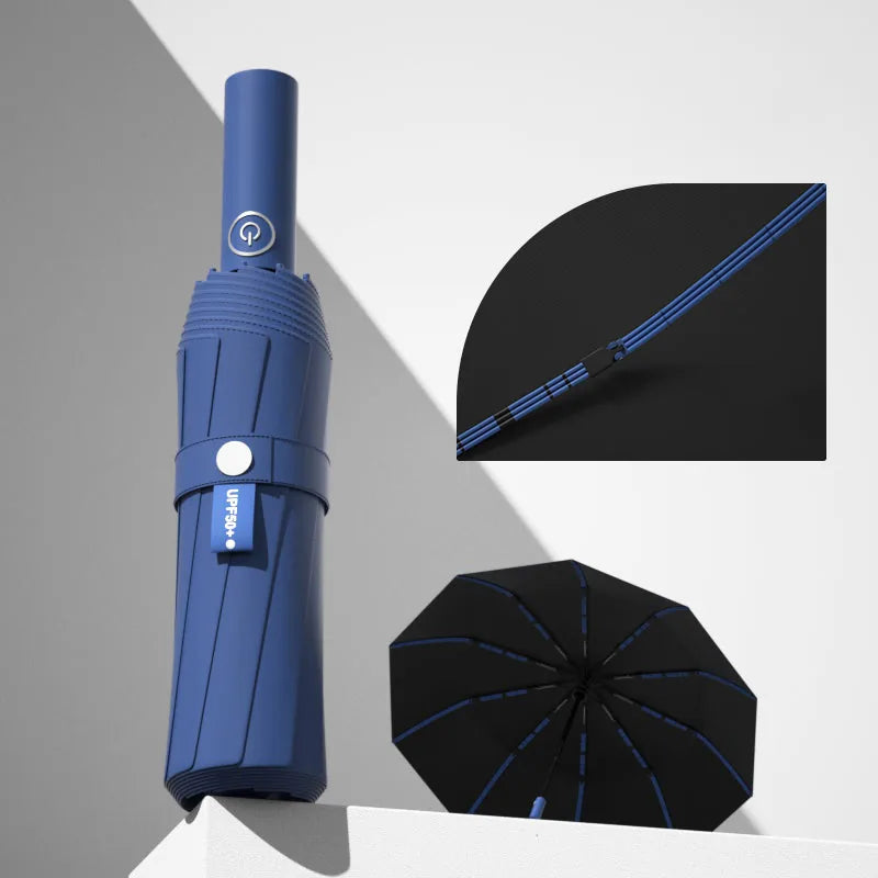 Bulk Custom Umbrellas with Logo – print area detail | Fengzhu Umbrella