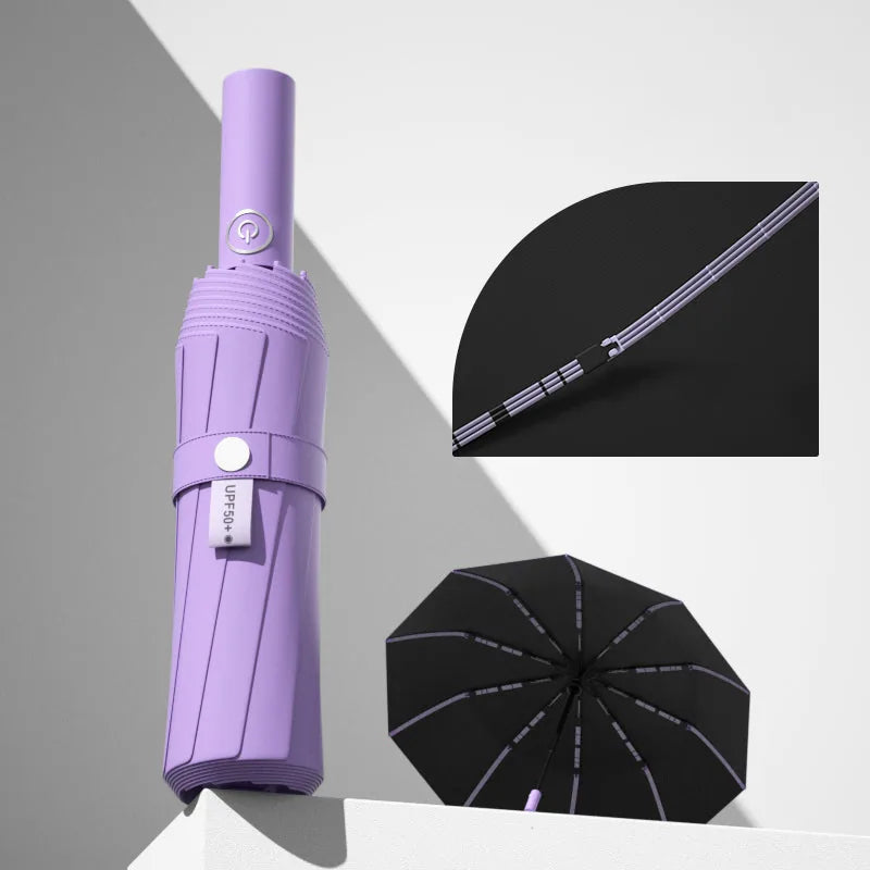 Bulk Custom Umbrellas with Logo – lifestyle in-use photo | Fengzhu Umbrella