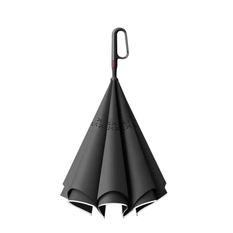 Custom Logo Straight Reverse Umbrella Windproof Waterproo FZ304 – packaging view | Fengzhu Umbrella