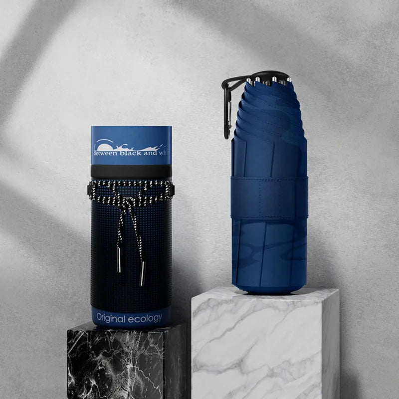 Custom Logo Mini Pocket Umbrella Compact Portable Waterproof – packaging view | Fengzhu Umbrella
