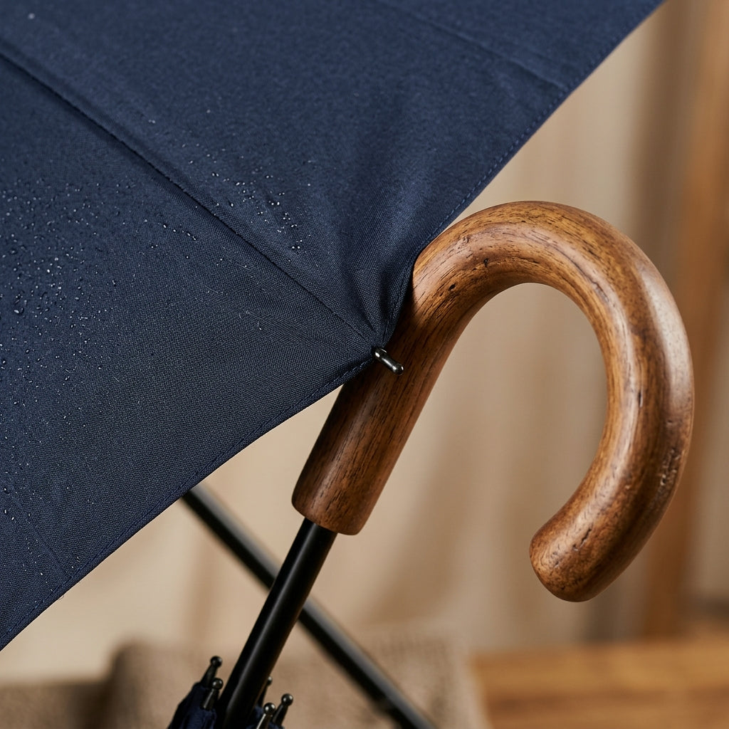 Custom Straight Umbrella Hotel Gifts – canopy fabric detail | Fengzhu Umbrella