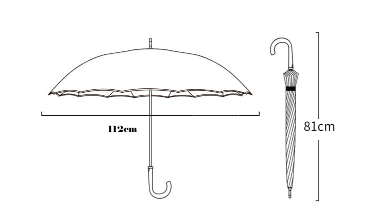 One-piece umbrella canopy